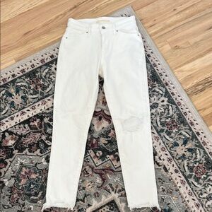 Levi’s 721 High Rise Skinny Women’s White Distressed Jeans